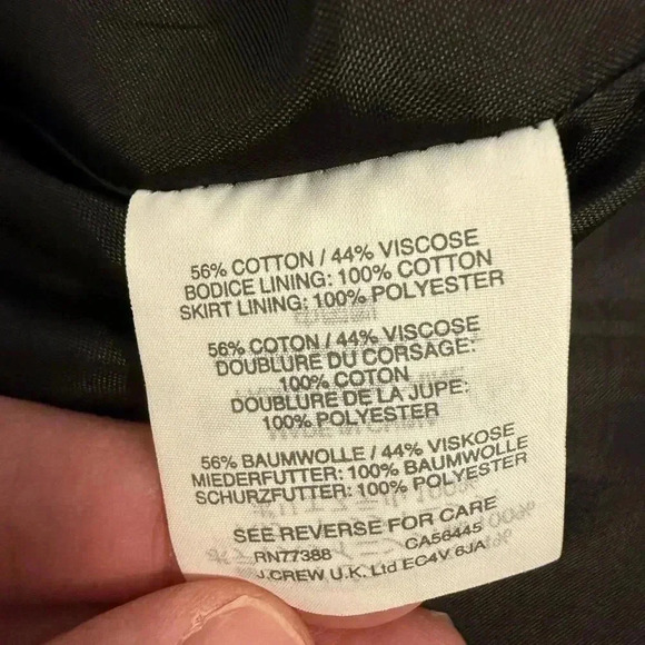 J.Crew Strapless Sweetheart Neck Black Dress size 2 - Picture 7 of 13